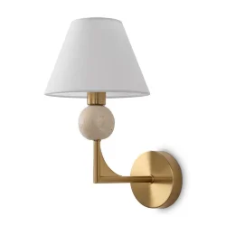 Настенный светильник (бра) Freya FR2043WL-01BS (Латунь)