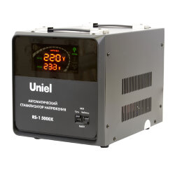 RS-1 5000X Стабилизатор напряжения серии Reliability, 5000ВА, Релейный, однофазный, Напольный, TM Uniel