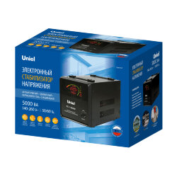 RS-1 5000X Стабилизатор напряжения серии Reliability, 5000ВА, Релейный, однофазный, Напольный, TM Uniel