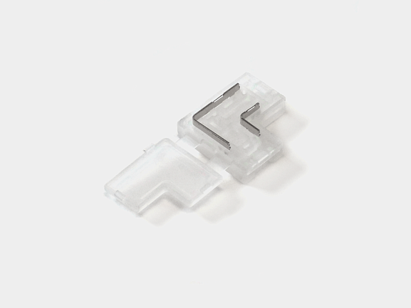 'Пластиковый T-коннектор для светодиодной ленты 8 мм, CN-8MM-2P-T-SC-H. Фото 2