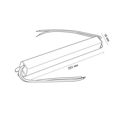 UET-VAT-036A20 12V IP20 Блок питания ультратонкий, 36Вт, Металлический корпус, TM Uniel - фото 5