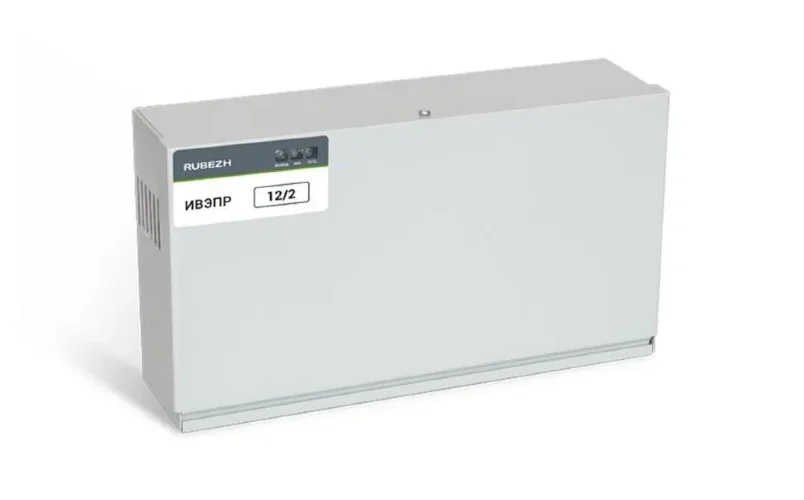 Источник вторичного электропитания резервированный ИВЭПР 12/2 2х7-Р Рубеж Rbz-257410 - фото