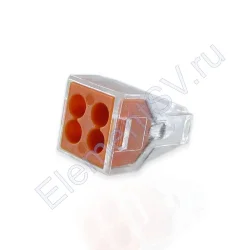 Клеммник 4 самозажимной (серия 773)
