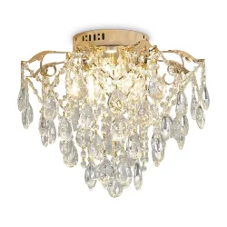 Люстра FR1015PL-L12G Очарование / Charme 12;60 Вт LED с пультом ДУ (Золото) FR1015PL-L12G