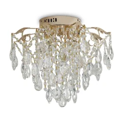 Люстра FR1015PL-L12G Очарование / Charme 12;60 Вт LED с пультом ДУ (Золото) FR1015PL-L12G
