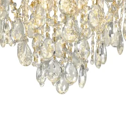 Люстра FR1015PL-L12G Очарование / Charme 12;60 Вт LED с пультом ДУ (Золото) FR1015PL-L12G