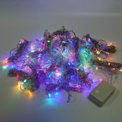 ULD-C3030-192-DTA MULTI IP20 Занавес светодиодный, 3х3м, 192 светодиода, Разноцветный свет, Провод прозрачный, TM Uniel