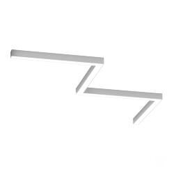 Светильник ЗигЗаг S50 (RAL9003/4x650mm-90/LT70 — 4K/54W)