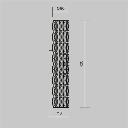 Настенный светильник (бра) Talento G9х4 (Хром) - фото