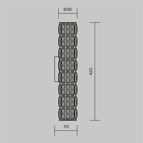 Настенный светильник (бра) Talento G9х4 (Хром) - фото 4
