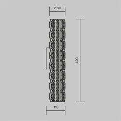 Настенный светильник (бра) Talento G9х4 (Хром)