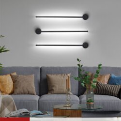 Светильник настенный светодиодный ESTETIKA ART-60A-40BL 10Вт 230В 4000K 700Лм 600х60x98 черный IN HOME