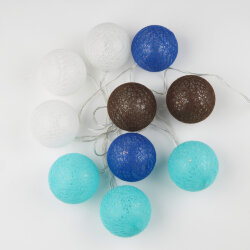 ULD-S0135-010-STB-2AA WARM WHITE IP20 TANGLES-2 Гирлянда светодиодная Клубки-2, на батарейках 2AA не в-к, 1.35м, 10 светодиодов, Теплый белый свет, Провод прозрачный, TM Uniel