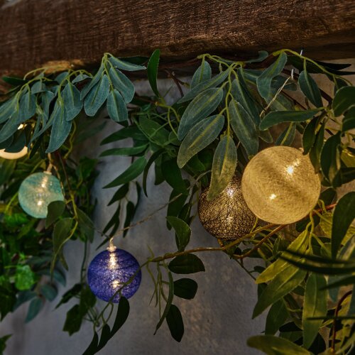 ULD-S0135-010-STB-2AA WARM WHITE IP20 TANGLES-2 Гирлянда светодиодная Клубки-2, на батарейках 2AA не в-к, 1.35м, 10 светодиодов, Теплый белый свет, Провод прозрачный, TM Uniel - фото 7