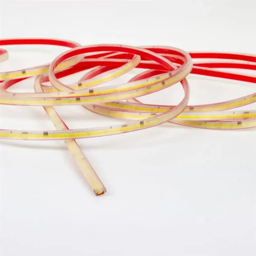 Светодиодная лента 220V, COB 240 chip/m, yellow, IP65, 240Y - фото II