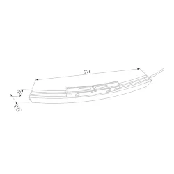 Slim Magnetic Блок питания 100W для радиусного шинопровода черный Ø 1200mm 95057/00 95057/00 (066522)