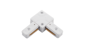L коннектор для однофазных трековыx систем, Белый,KXZ-WH-L. Фото 2