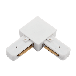 'L коннектор для однофазных трековыx систем, Белый,KXZ-WH-L 001839