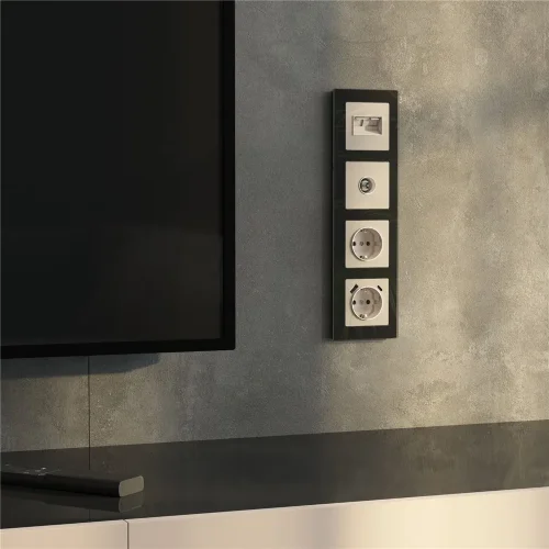 ТВ-розетка оконечная (айвори акрил) W1183043 - фото 2