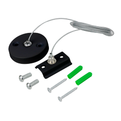 Комплект для подвесного монтажа шинопровода SK2-B-TL 2м черный серии TOP-LINE IN HOME