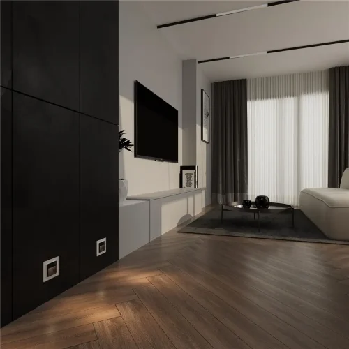 Встраиваемая LED подсветка с датчиком движения и изменяемой цветовой температурой (черный матовый) W1154608 - фото 6