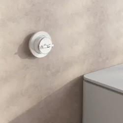 Выключатель на 4 положения двухклавишный Vintage белый матовый/хром W5822050