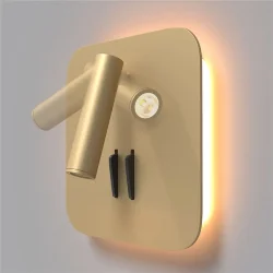 Настенный светильник (бра) Ios 176 3000К 9Вт IP 20 (Матовое Золото)