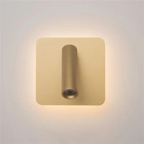 Настенный светильник (бра) Ios 176 3000К 9Вт IP 20 (Матовое Золото) - фото 10