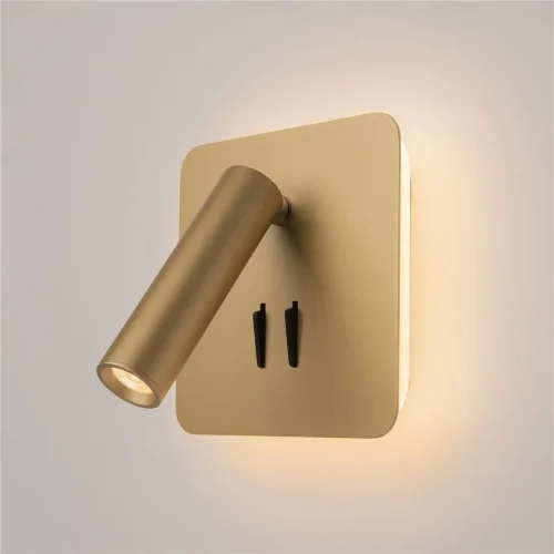 Настенный светильник (бра) Ios 176 3000К 9Вт IP 20 (Матовое Золото) - фото 11