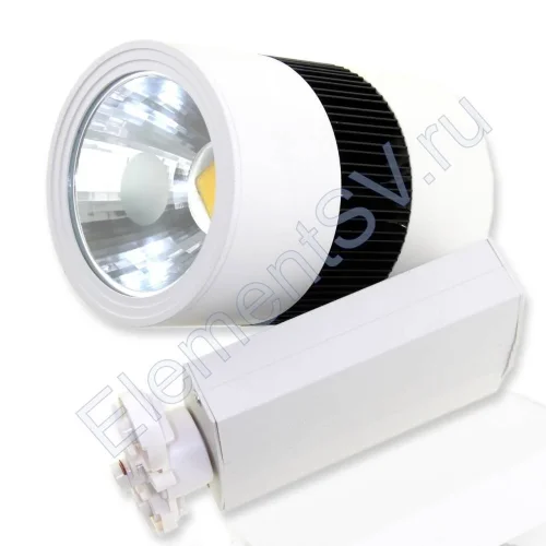 Светодиодный светильник трековый 2L PX18 (50W, 220V, Day White) - фото.