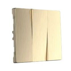 Набор клавиш для выключателя трехклавишного (шампань рифленый) W1139010