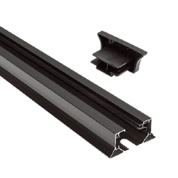 'Шинопровод однофазный накладной черный, TR-BL-1.5 900063