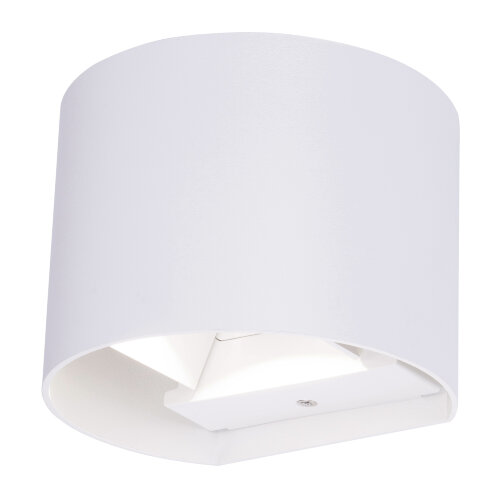 ULU-S56B-2x3W-3000K+4000K+6000K IP65 WHITE Светильник светодиодный уличный, Архитектурный накладной, С переключателем цвета свечения, Теплый3000K-Белый4000K-Дневной6000K, Корпус белый, TM Uniel - фото 1