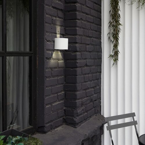 ULU-S56B-2x3W-3000K+4000K+6000K IP65 WHITE Светильник светодиодный уличный, Архитектурный накладной, С переключателем цвета свечения, Теплый3000K-Белый4000K-Дневной6000K, Корпус белый, TM Uniel - фото 3