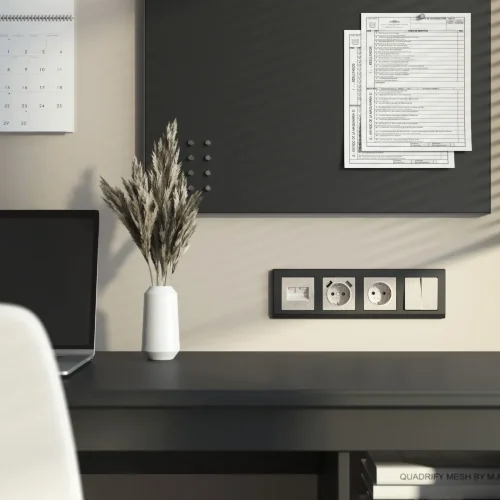 Розетка с заземлением и шторками (перламутровый рифленый) W1171113 - фото 3