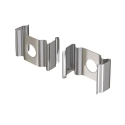 Комплект креплений (для профиля 15×06) 10 шт., ALM001MT (Хром)