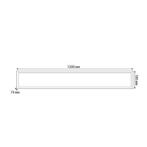ULP-Q105 18120-45W-4000K WHITE M3 Светильник светодиодный потолочный универсальный, Белый свет 4000K, Рассеиватель призма, Встроенный и-п, Корпус белый - фото 8