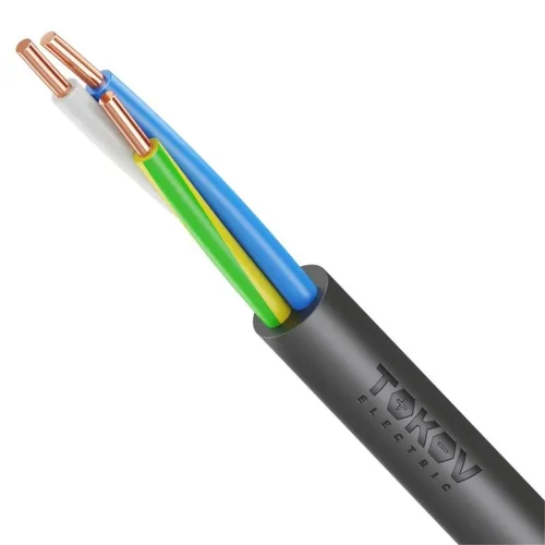 Кабель TOKOV ELECTRIC ВВГнг(А)-LSLTx 3х4 ОК (N PE) 0.66кВ (м) УТ000030894 - фото
