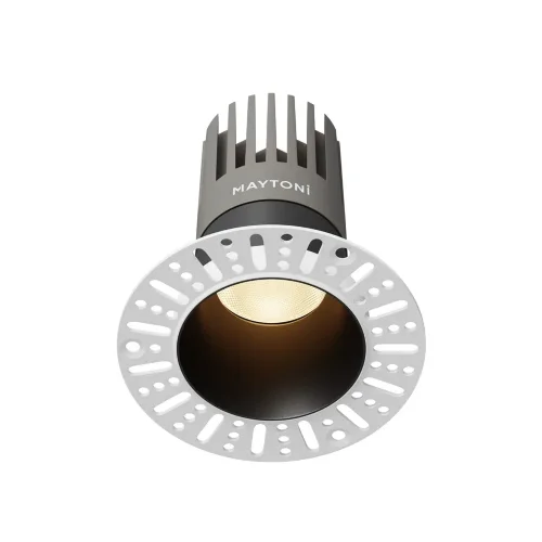 Встраиваемый светильник Омут+ / Dip 15 Вт 3000 К 50° (Черный) DL122-15W-3K-TRS-B - фото