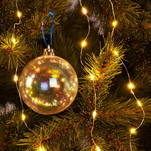 Гирлянда занавес "роса" теплый белый 2*2,6М IP20 - Фото 3