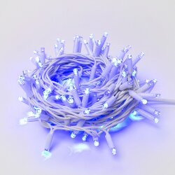 ULD-S1000-120-TWK BLUE IP67 Гирлянда светодиодная с эффектом мерцания, 10м, Соединяемая, 120 светодиодов, Синий свет, Провод белый.