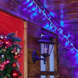 ULD-S1000-120-TWK BLUE IP67 Гирлянда светодиодная с эффектом мерцания, 10м, Соединяемая, 120 светодиодов, Синий свет, Провод белый.