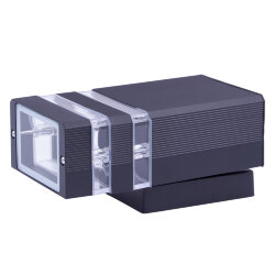 UUL-S17A 60W-E27 IP65 BLACK Светильник уличный, под лампу Е27, Архитектурный накладной, Корпус черный, TM Uniel