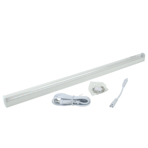 ULI-P42-18W-SPBX IP40 WHITE Светильник для растений светодиодный линейный, 560мм, выкл, на корпусе, Алюминий, Спектр с дальним красным для рассады и досвечивания в период роста, TM Uniel - фото 1