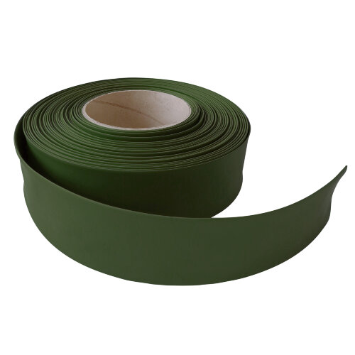 UIS-R100 35-17-025 DARK GREEN ROLL Термоусадочная трубка, рулон 25 м, Диаметр до усадки 35 мм, после 17 мм, Темно-зеленый. - фото 1