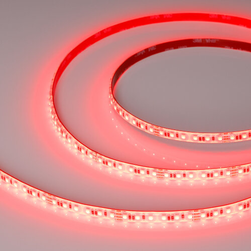 Светодиодная лента герметичная RTW-SE-A120-8mm 24V RGB (12 W/m, IP65, 2835, 5m) (Arlight, 5 лет) 042906 - фото