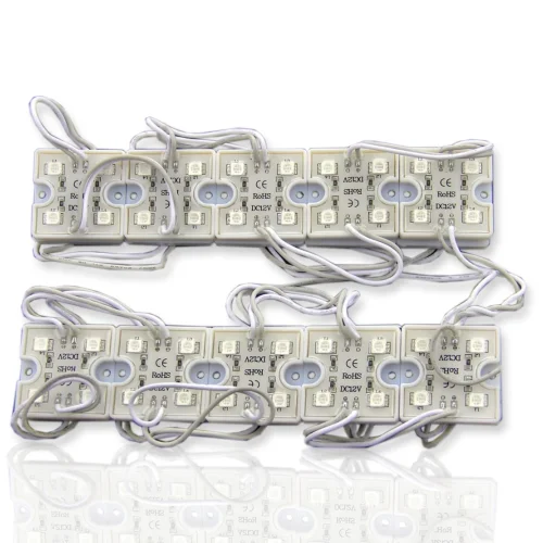 Светодиодный модуль квадратный 5050-4 (1,44W, 12V, RGB) - фото II