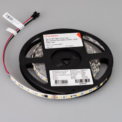 Светодиодная лента SPI-В60-10mm 24V Warm3000-РХ6-RAM (15 W/m, IP20, 5060, 5m) (Arlight, бегущий огонь) 039040