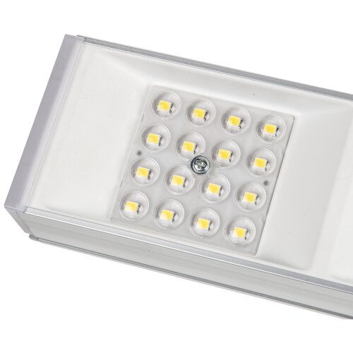 ULO-EL120B-100W-6500K-K SILVER LINKABLE Светильник светодиодный накладной, соединяемый, Дневной свет 6500K, Корпус серебристый, Угол 60 градусов - фото 4