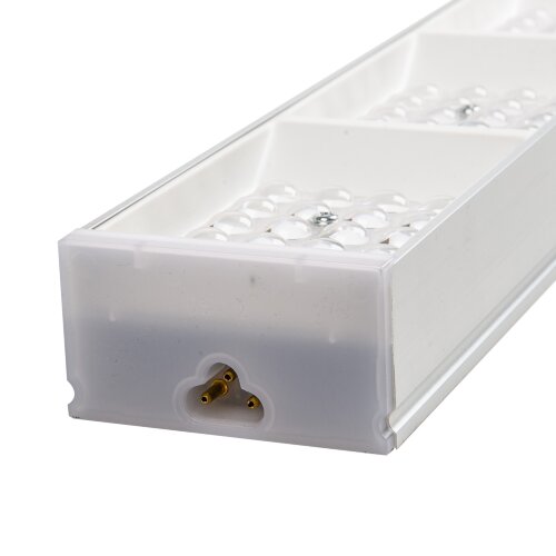 ULO-EL120B-100W-6500K-K SILVER LINKABLE Светильник светодиодный накладной, соединяемый, Дневной свет 6500K, Корпус серебристый, Угол 60 градусов - фото 5